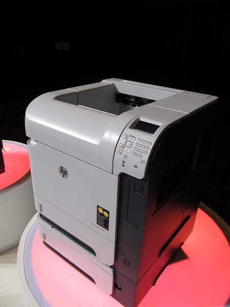 ウェブ接続対応のモノクロプリンタシリーズ。「HP LaserJet Enterprise 600 M603」は推定価格1399米ドルで発売予定。
